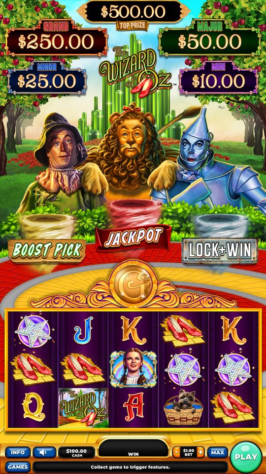 Arrow: The Wizard of Oz game screen