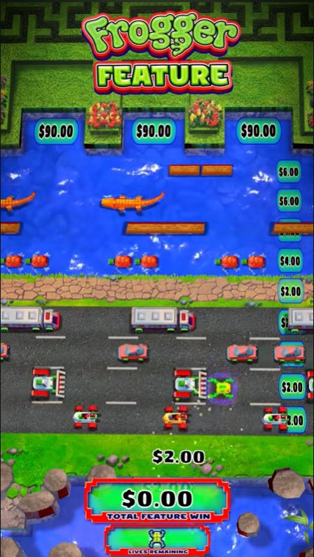 Diamond: Frogger Feature game screen