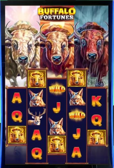Pilot: Buffalo Fortunes game screen